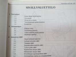 Väderstad Joustopiikkiäes sarja NZF 450-600 valm. nr:sta 10 143 - 12 999 Käyttöohje ja varaosaluettelo -instructions &amp; parts in finnish