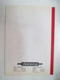 Väderstad Joustopiikkiäes sarja NZF 450-600 valm. nr:sta 10 143 - 12 999 Käyttöohje ja varaosaluettelo -instructions &amp; parts in finnish