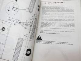 Väderstad Rollex sarja RX 450-1020 Kiekkojyrä valmistusnr. 1313 - 7999 - Käyttöohjeet &amp; varaosaluettelo -Instructions &amp; parts in finnish