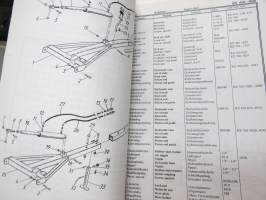 Väderstad Rollex sarja RX 450-1020 Kiekkojyrä valmistusnr. 1313 - 7999 - Käyttöohjeet &amp; varaosaluettelo -Instructions &amp; parts in finnish