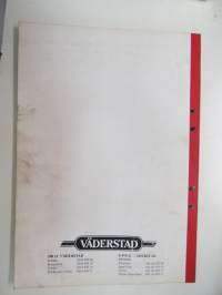 Väderstad Rapid Super RD 300 - 400 C/S nr. 3600-  Reservdelskatalog / Spare parts list / Ersatzteilverzeichnis -varaosaluettelo