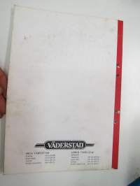 Väderstad Rapid Super RD 300 - 400 C/S nr. 2212-  Reservdelskatalog / Spare parts list / Ersatzteilverzeichnis -varaosaluettelo