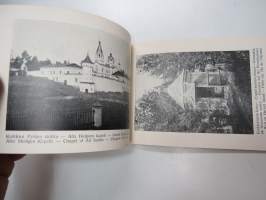 Valamo luostari -matkamuistokirjanen, valokuvia teksteineen -souvenier picture book