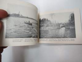 Valamo luostari -matkamuistokirjanen, valokuvia teksteineen -souvenier picture book