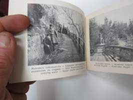 Valamo luostari -matkamuistokirjanen, valokuvia teksteineen -souvenier picture book