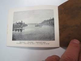 Valamo luostari -matkamuistokirjanen, valokuvia teksteineen -souvenier picture book