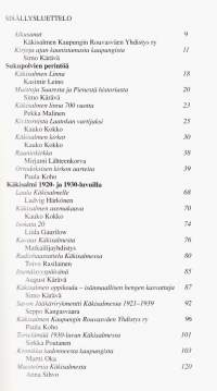 Käkisalmemme, 2001. 1.p. Entiset käkisalmelaiset eivät sulje silmiään muistoilta. Useimmat 50 kirjoituksesta on kirjaa varten laadittuja.