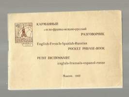 English- french- russian pocket phrase-book, Moscow 1962