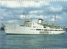 S/S Birger Jarl  1953 -73- laivakortti, laivapostikortti kulkematon