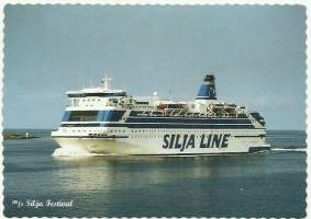 Ms Silja Festival - laivakortti, laivapostikortti kulkematon