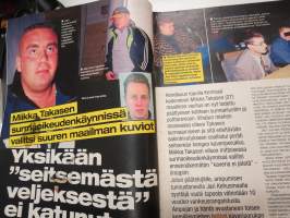 Alibi 2001 nr 1, Miikka Takanen tapettiin Kemissä porukalla, Tauno Pasanen - tytär kertoo - isäni kaunistelee tekojaan, Vaalan mustalettinen sekopää hautausmaalla