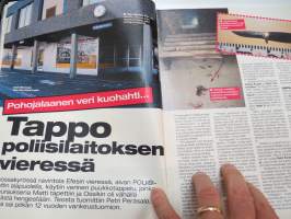 Alibi 2001 nr 1, Miikka Takanen tapettiin Kemissä porukalla, Tauno Pasanen - tytär kertoo - isäni kaunistelee tekojaan, Vaalan mustalettinen sekopää hautausmaalla