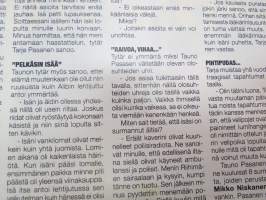 Alibi 2001 nr 1, Miikka Takanen tapettiin Kemissä porukalla, Tauno Pasanen - tytär kertoo - isäni kaunistelee tekojaan, Vaalan mustalettinen sekopää hautausmaalla