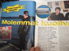Alibi 2001 nr 1, Miikka Takanen tapettiin Kemissä porukalla, Tauno Pasanen - tytär kertoo - isäni kaunistelee tekojaan, Vaalan mustalettinen sekopää hautausmaalla