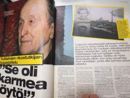 Alibi 2001 nr 3, Kurikan nelossurma - Isä ampui kolme lasta ja itsensä, Tulilahden rikostutkijan haastattelu, Kenneth Salutskij rötöstelee, Huumekunnat, ym.