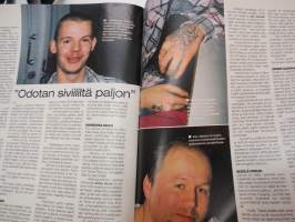 Alibi 2001 nr 3, Kurikan nelossurma - Isä ampui kolme lasta ja itsensä, Tulilahden rikostutkijan haastattelu, Kenneth Salutskij rötöstelee, Huumekunnat, ym.