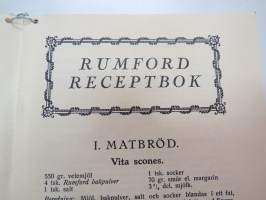 Rumford receptbok, bakpulver -recipees