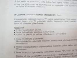 Blaupunkt RTV-319 kuvanauhuri (videonauhuri) käyttöohje / instructions in finnish