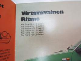 Fiat Ritmo 1980 -myyntiesite / brochure