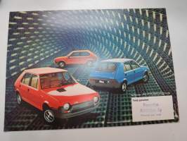 Fiat Ritmo 1980 -myyntiesite / brochure