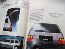 Fiat Uno -myyntiesite / brochure