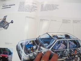 Fiat Uno -myyntiesite / brochure