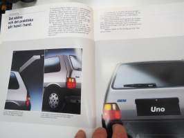 Fiat Uno 1990 -myyntiesite / brochure