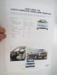Lada 110 -myyntiesite / brochure
