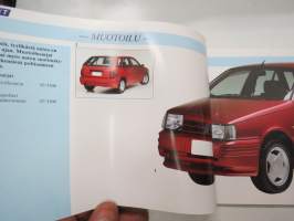 Fiat Tarvikkeita (automyyjän käyttöön tarkoitettu, ei yleisölle) tuoteluettelo / myyntiesite / brochure