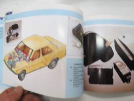 Fiat Tarvikkeita (automyyjän käyttöön tarkoitettu, ei yleisölle) tuoteluettelo / myyntiesite / brochure