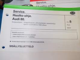 Volkswagen Passat Korjausohjeet, virtapiirikaaviot sähkölaitteiden vianetsintä ja sijaintipaikat 1988- , tehtaan / huollon alkuperäinen kansio