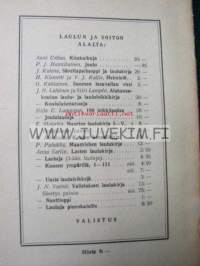 Nuorten Laulukirja 1930. Vihko V. Op 140.  