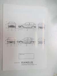 Fiat Tipo, Tempra -myyntiesite / brochure