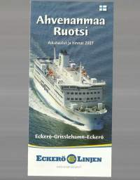 Ahvenanmaa Ruotsi aikataulut ja hinnat 2007 - aikataulu