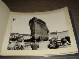 Valmet telakka M/S GUNABARA  aluksen kastetilaisuus 16,6,1959  vesillelasku ja juhlat valokuvakansio