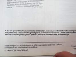 Volkswagen &amp; Audi Service - Korjausohjeet Volkswagen Passat 1981-1988 CR, CY, CK, Diesel-ruiskutus- ja hehkutuslaitteisto -service booklet