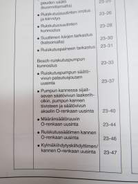 Volkswagen &amp; Audi Service - Korjausohjeet Volkswagen Passat 1981-1988 CR, CY, CK, Diesel-ruiskutus- ja hehkutuslaitteisto -service booklet