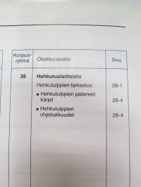 Volkswagen &amp; Audi Service - Korjausohjeet Volkswagen Passat 1981-1988 CR, CY, CK, Diesel-ruiskutus- ja hehkutuslaitteisto -service booklet