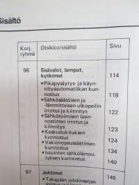 Volkswagen &amp; Audi Service - Korjausohjeet Volkswagen Passat Sähkölaitteet -service booklet