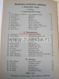 Uusia kotimaisia lauluja ja sovituksia. Miesäänisten laulukuntien ohjelmistoa. 2. vihko