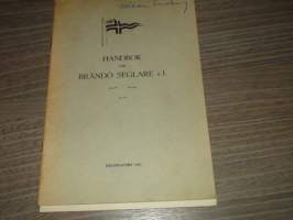 Brändö seglare Handbok 1937 Kulosaari pursiseura