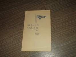 Brändö seglare Seglingsprogram 1945 Kulosaari pursiseura