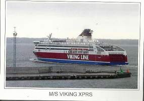 M/S Viking Xprs  - laivakortti, laivapostikortti kulkematon