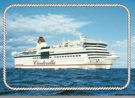 M/S Cinderella  - laivakortti, laivapostikortti kulkematon