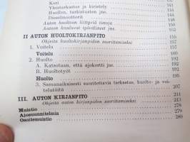 Auton huoltokirja