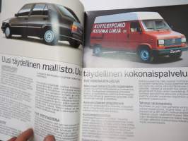 Fiat Uno, Regata, Croma, Ritmo, Ducato yritysautot -myyntiesite / brochure