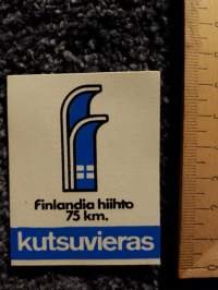 Finlandia hiihto 75 km. Kutsuvieras tarra