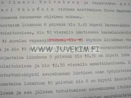 Maarian seurakunnan kirkkoherran virkaaanasettaminen ja piispantarkastus 1970, Unto Ilmari Tolvas -allekirjoitus arkkipiispa Martti Simojoki