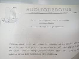 Triumph henkilöautot Herald, Vitesse, Kuriiri, 2000, TR4, Spitfire, ym. - Oy Suomen Autoteollisuus Ab:n tuomien mallien huoltotiedotuksia, tekn tietoja vv. 1962-1966