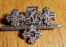 Dolomitenlauf Lienz 50 km 1974, rintamerkki